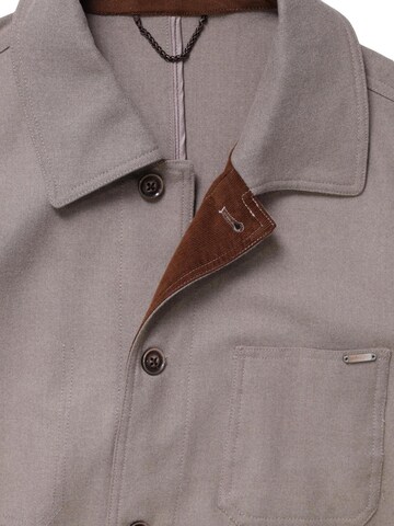 Gianni Lupo Övergångsjacka 'OVERSHIRT GL9850' i beige