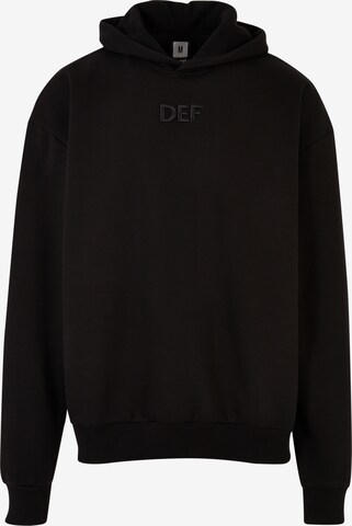 DEF - Sweatshirt em preto: frente