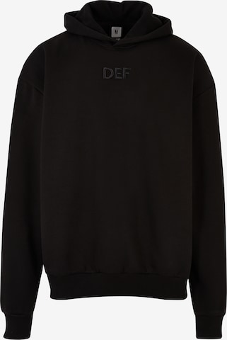 DEF Sweatshirt in Zwart: voorkant