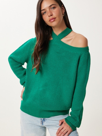 Happiness İstanbulPulover - zelena boja: prednji dio