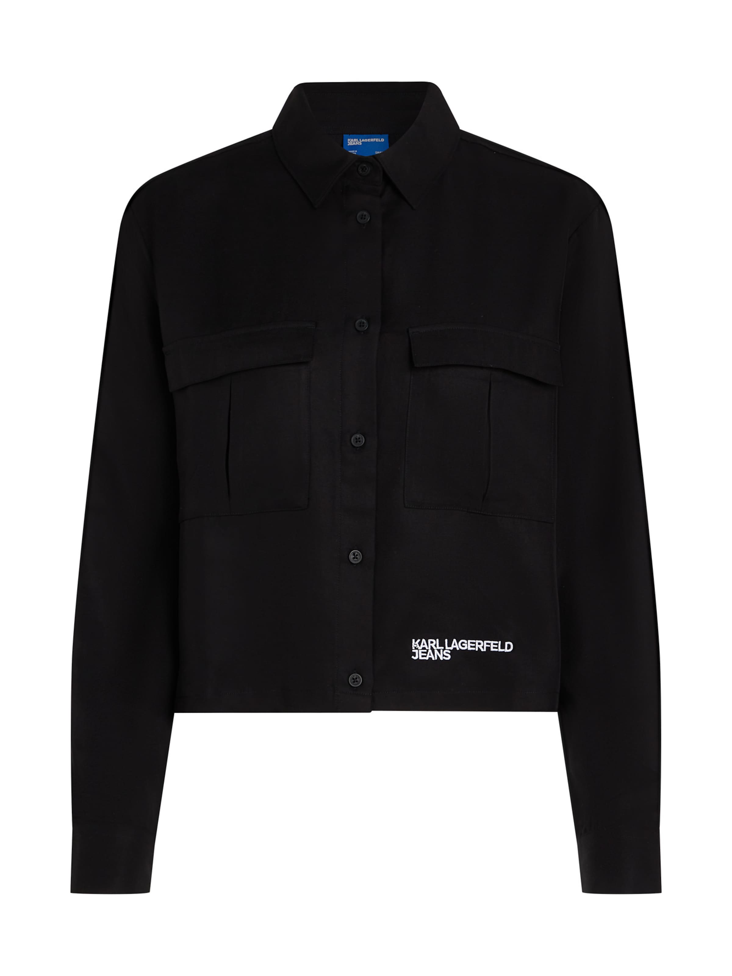 KARL LAGERFELD JEANS Блузка в Черный: спереди