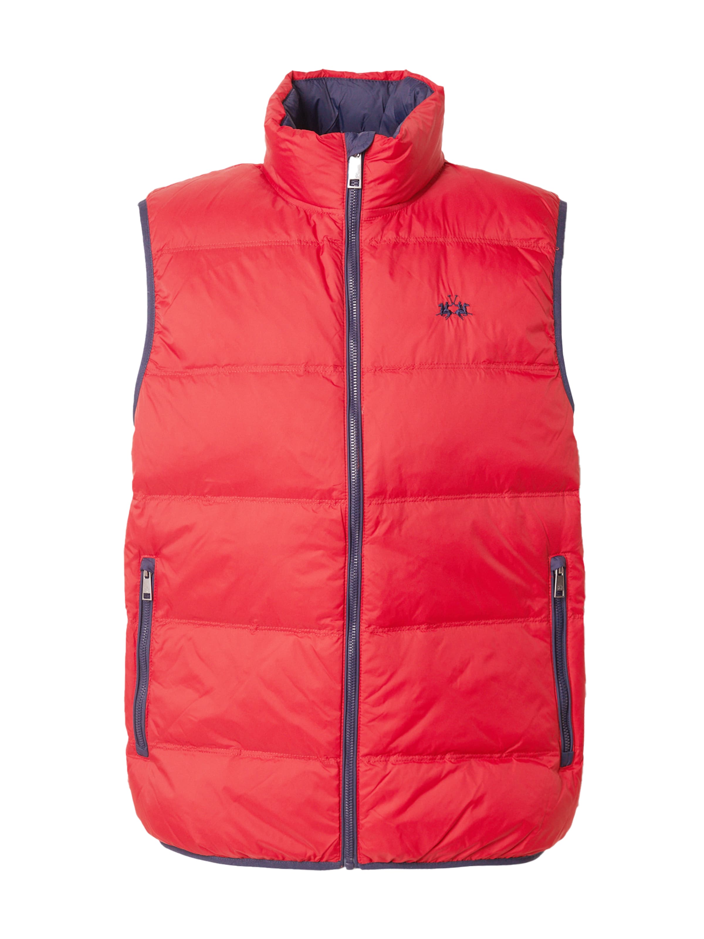 La Martina Vest in Red: front