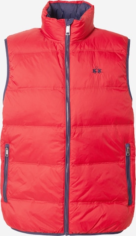 Gilet La Martina en rouge : devant
