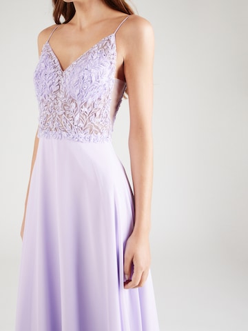 Unique Evening Dress in Purple