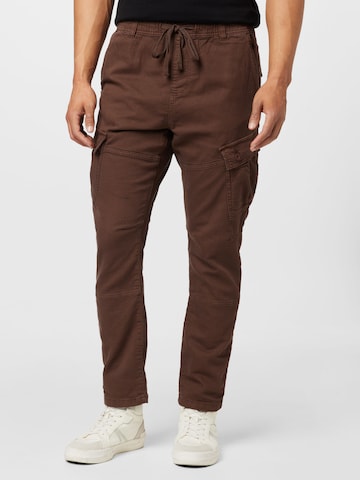 Cotton On Slim fit Cargo trousers in Brown: front