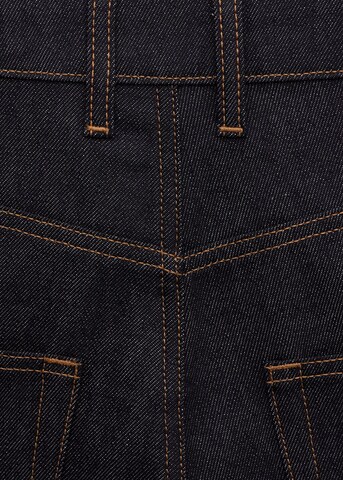 MANGO Wide leg Jeans 'Elba' in Black