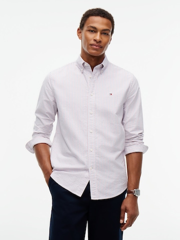 TOMMY HILFIGER Regular Fit Hemd 'Heritage' in Weiß: Vorderseite