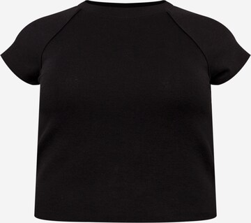 Cotton On Curve Shirt in Zwart: voorkant