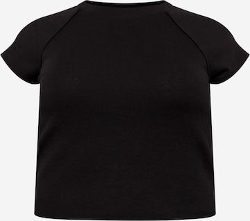 Tricou de la Cotton On Curve pe negru: față