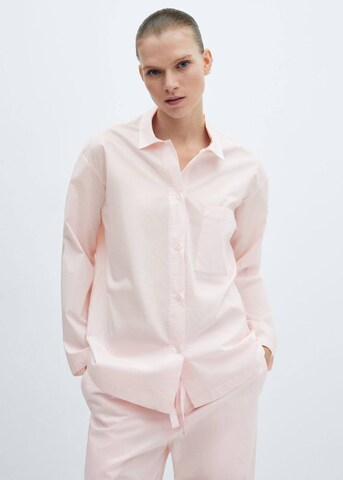 MANGO Pajama 'fresca' in Pink