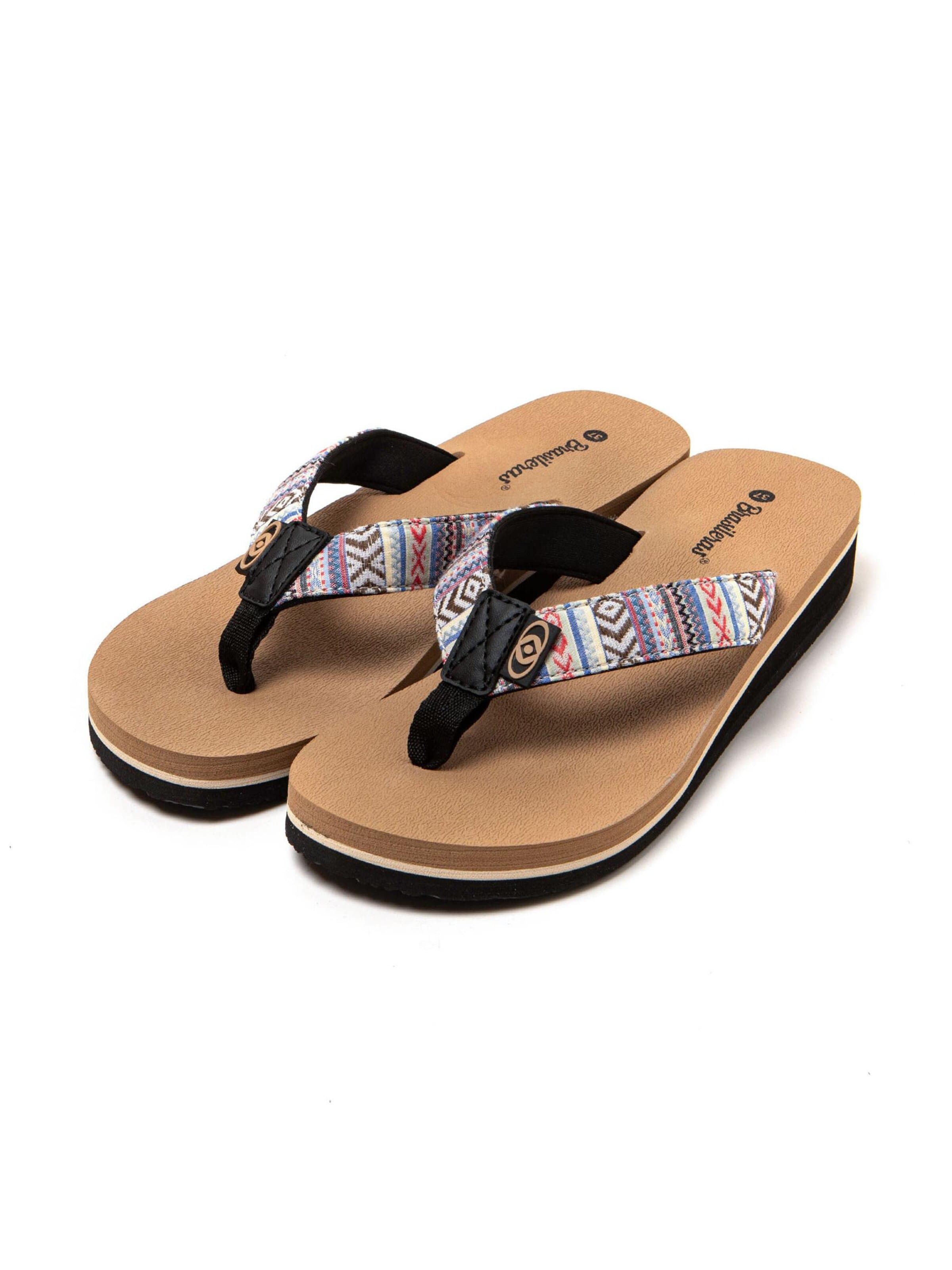 Brasileras Teenslipper 'Maya' in Beige