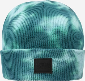 Urban Classics - Gorros 'Tie Dye' em verde: frente
