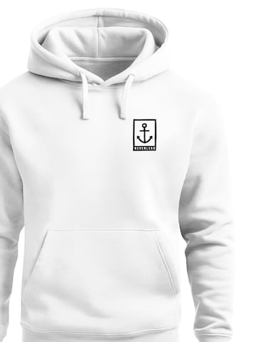 Neverless Sweatshirt 'Anker Badge' in White