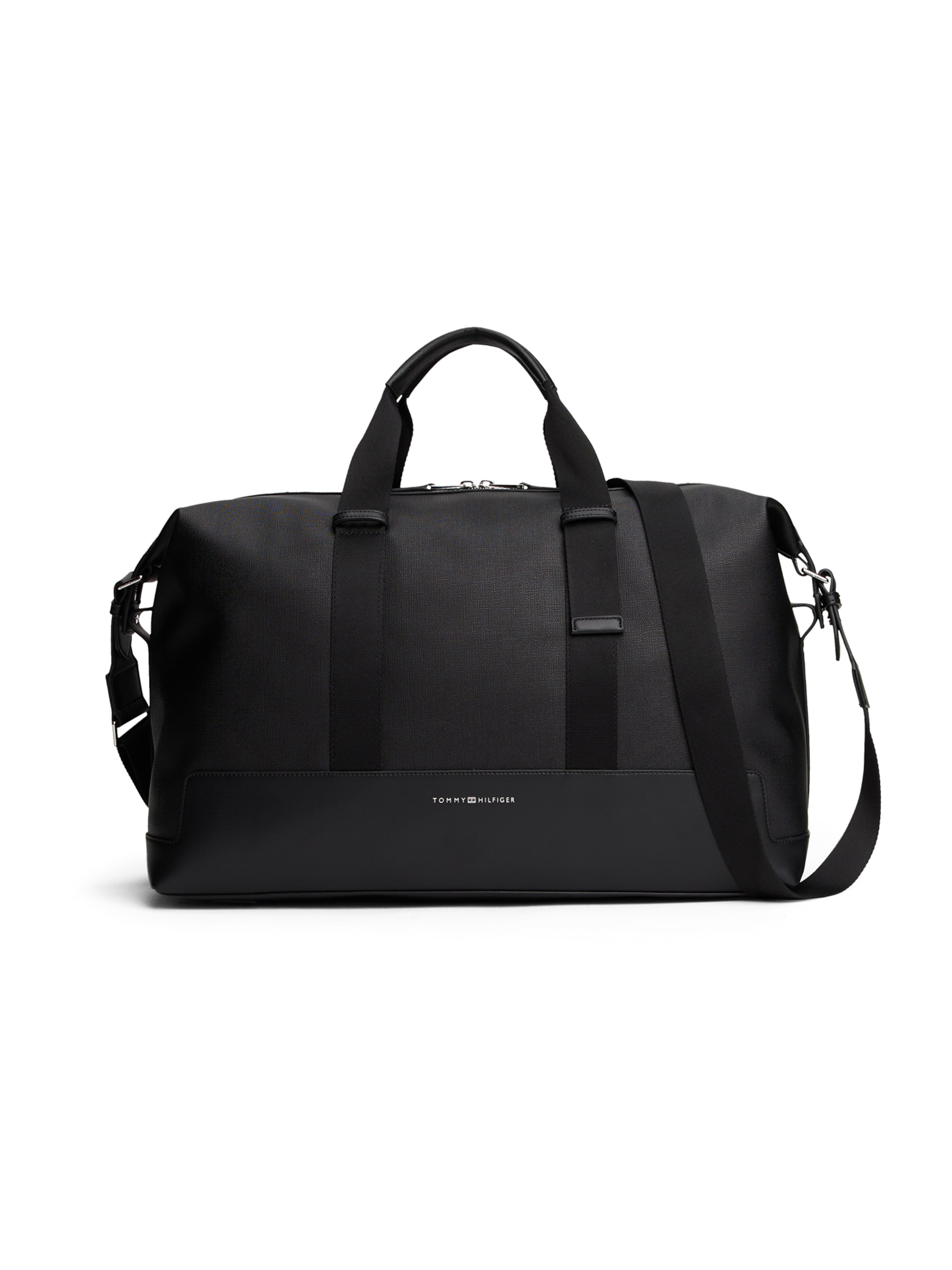 TOMMY HILFIGER Travel bag in Black: front