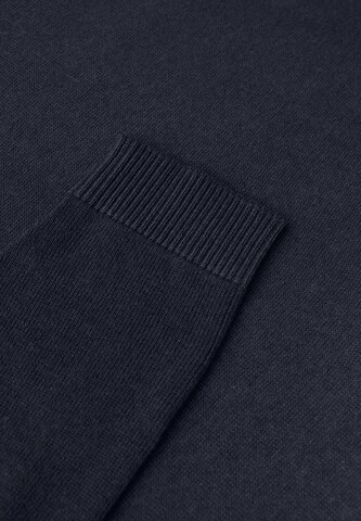 STREET ONE V-Neck Pullover in Blau