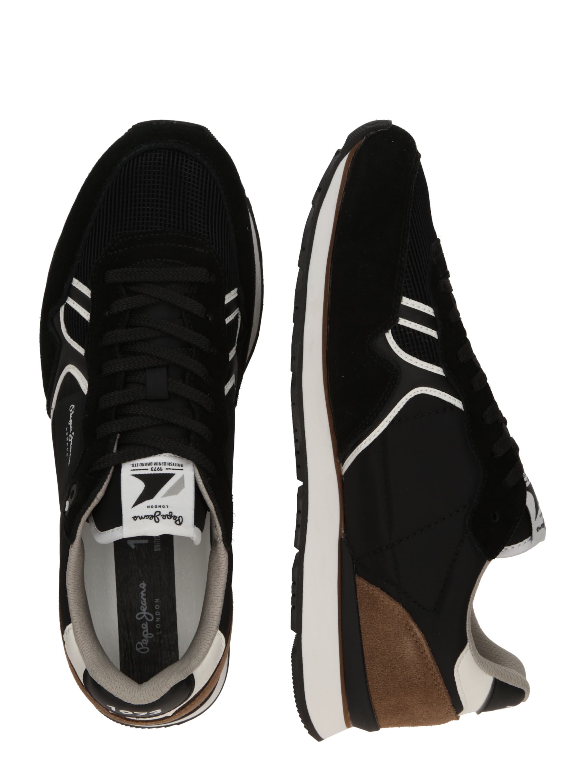 Pepe Jeans Sneaker 'BRIT' in Schwarz