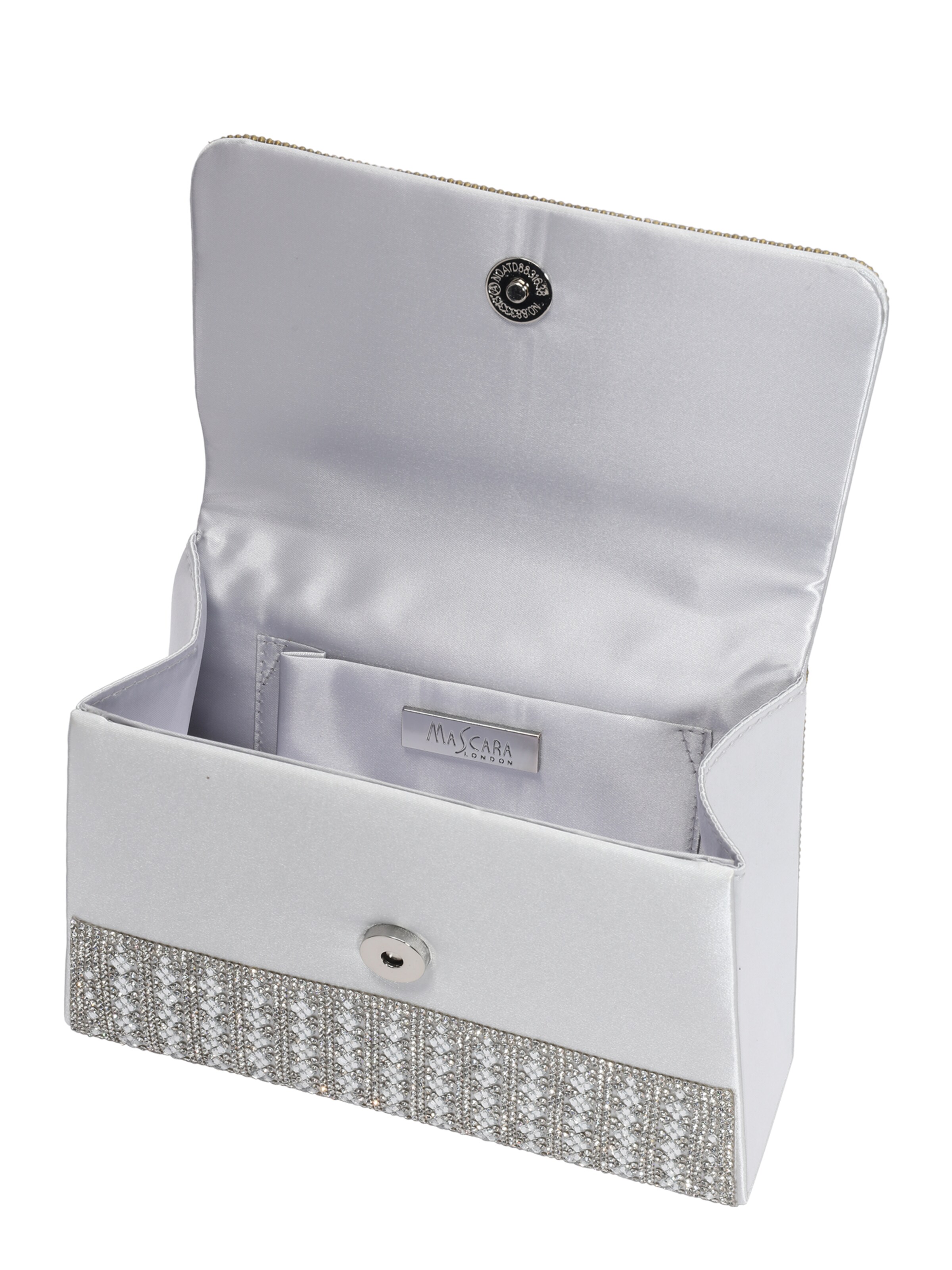 mascara Handbag in Silver