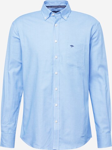 FYNCH-HATTON Regular fit Button Up Shirt in Blue: front