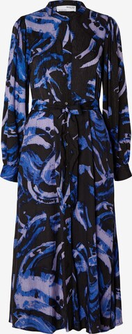 Robe SELECTED FEMME en bleu : devant