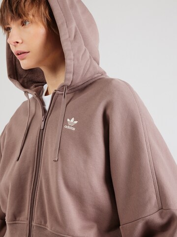 ADIDAS ORIGINALS Кофта на молнии 'Essential' в Коричневый