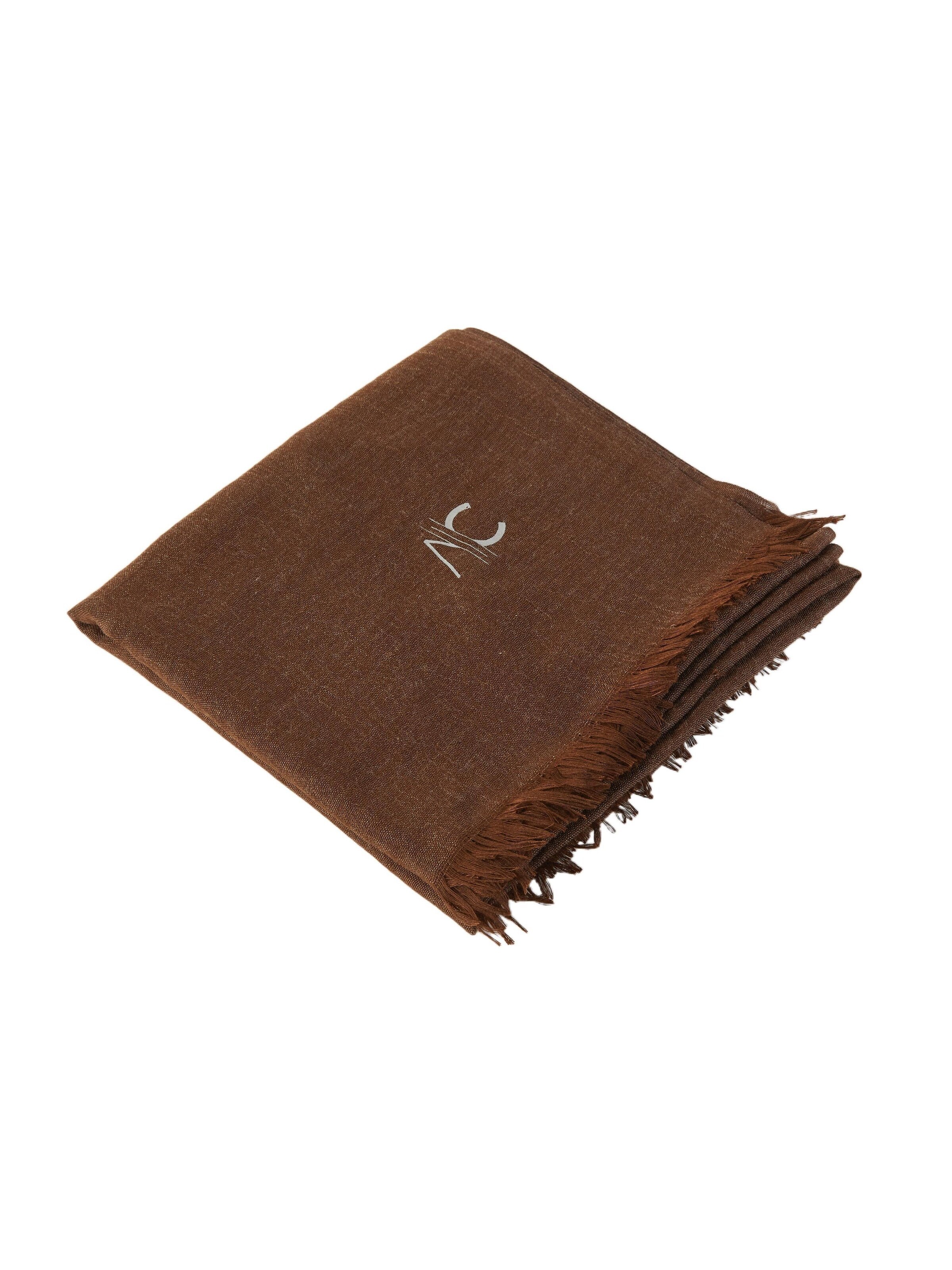 alberto cabale Scarf 'Everydays' in Brown