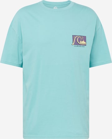 T-Shirt 'TAKE US BACK' QUIKSILVER en bleu : devant