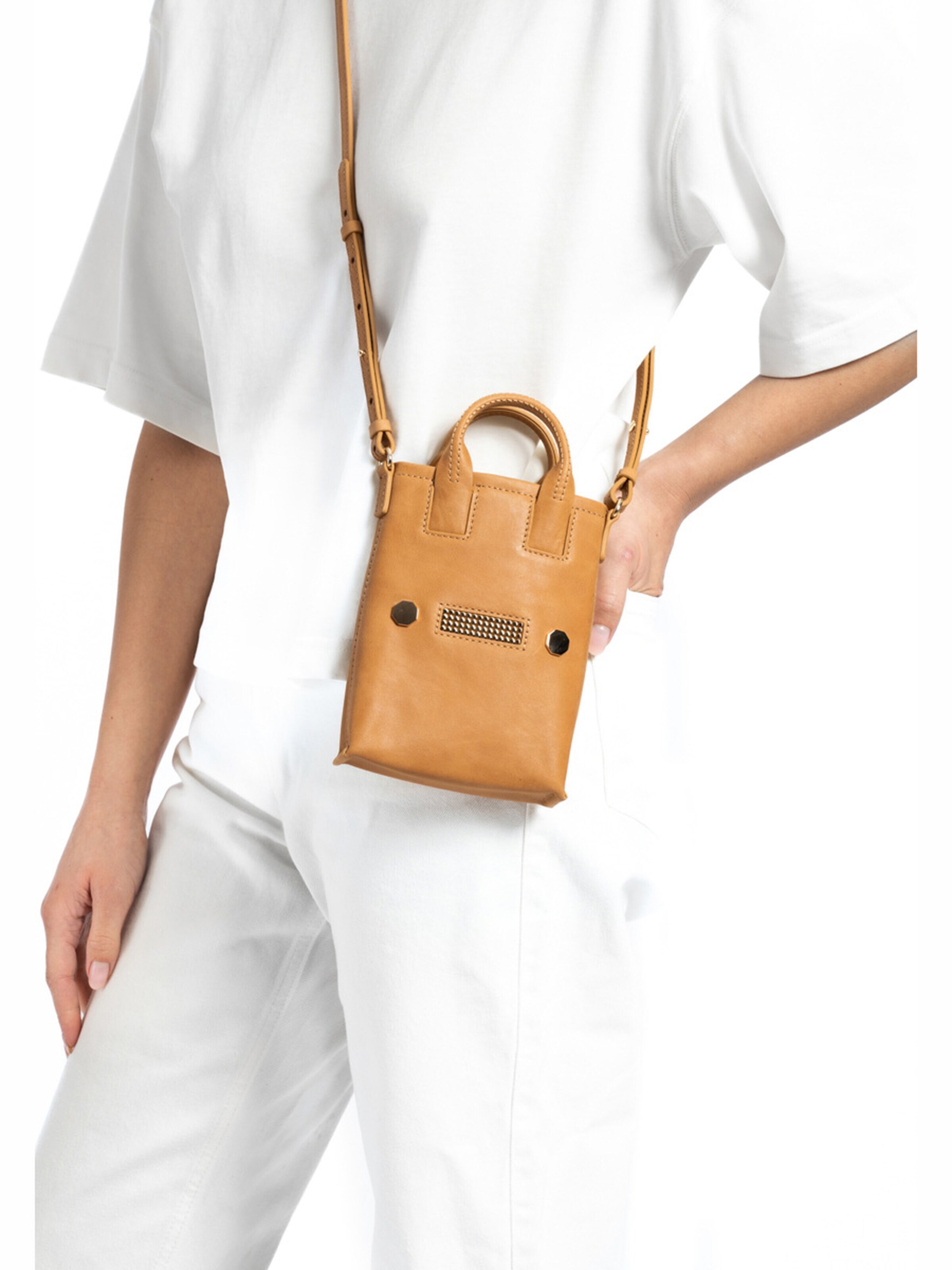 Clio Crossbody bag 'TESSA CLASSIC' in Beige