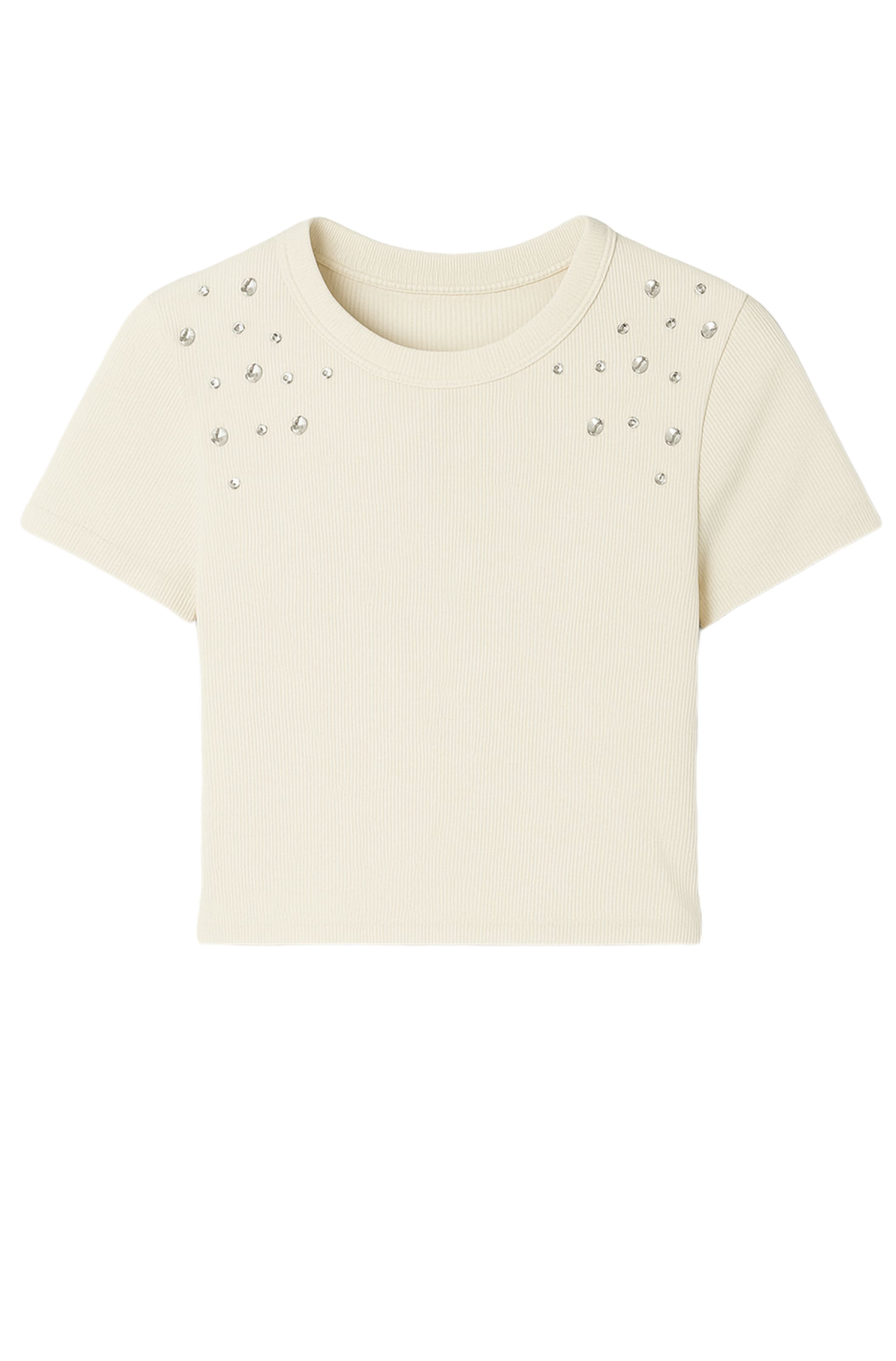 No Matter What Shirt in Beige: voorkant