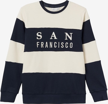 NAME IT Sweatshirt i blå: forside