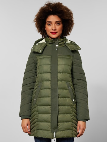 STREET ONE - Sobretudo de inverno em verde: frente