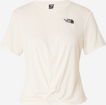 THE NORTH FACE Λειτουργικό μπλουζάκι 'FOUNDATION' σε λευκό: μπροστά