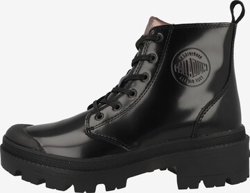 Palladium Schnürboots in Schwarz