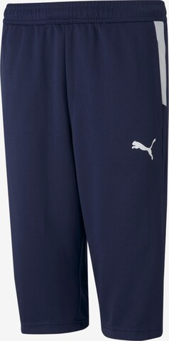 PUMA Athletic Pants in Blue: front