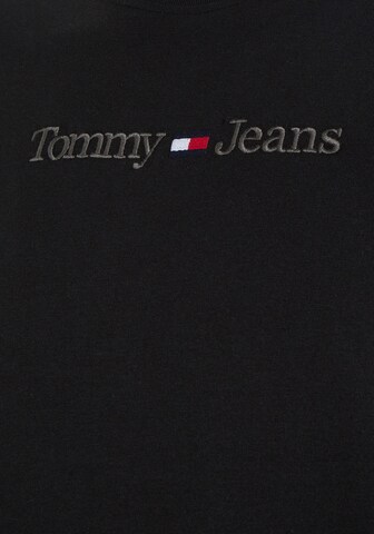 Maglietta di Tommy Jeans Plus in nero