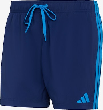 ADIDAS SPORTSWEAR - Calções de banho desportivos em azul: frente