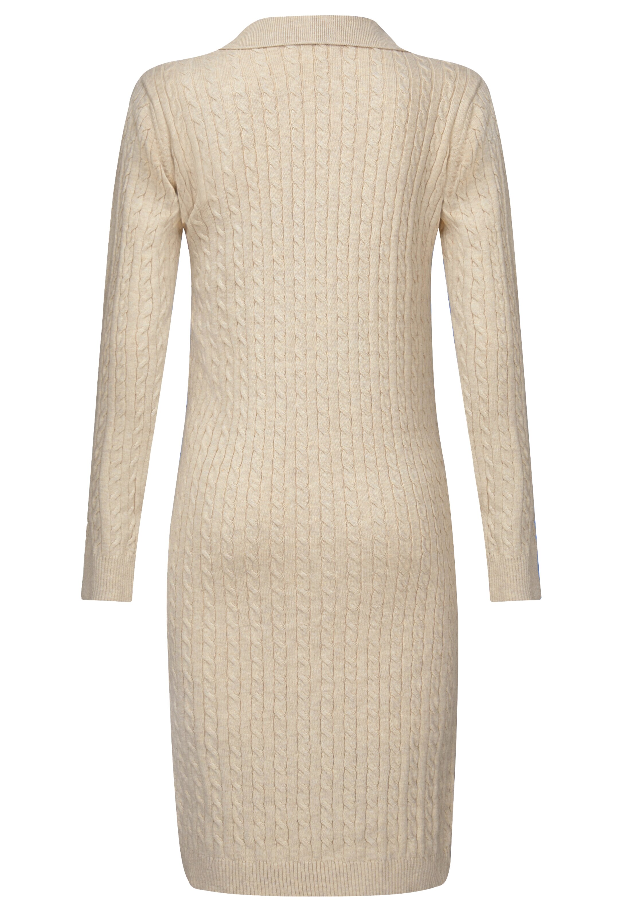 Felix Hardy Stickad klänning i beige