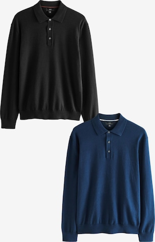 T-Shirt Next en bleu : devant