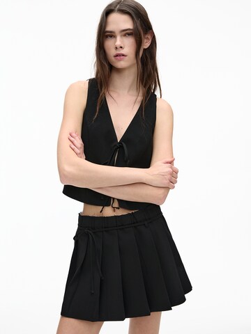 Gonna di Pull&Bear in nero: frontale