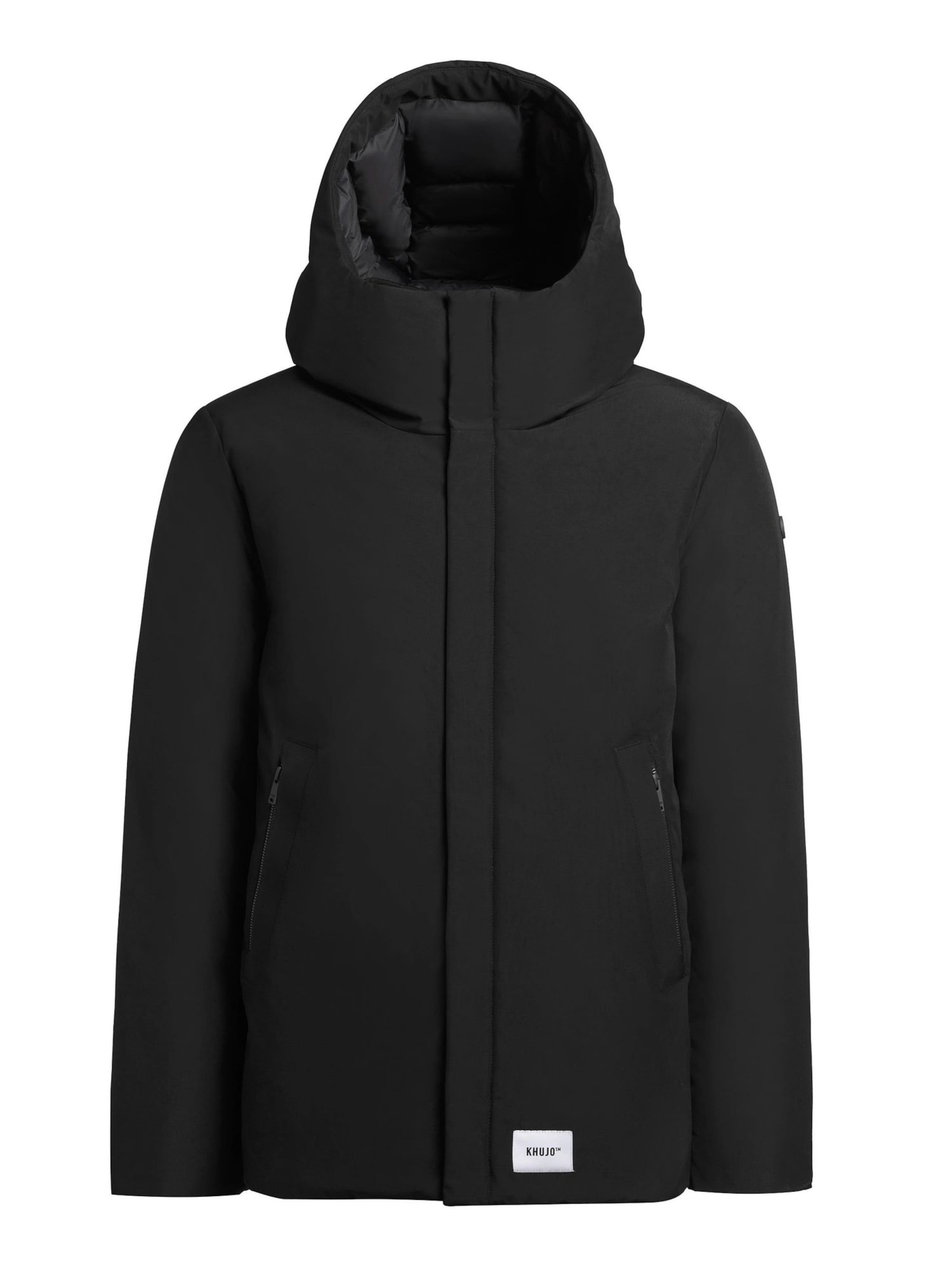 khujo Winterjacke‌‌‌‌‌‌‌ in Schwarz: Vorderseite