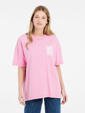 PROTEST Shirt 'PRTVIVAO' in Roze