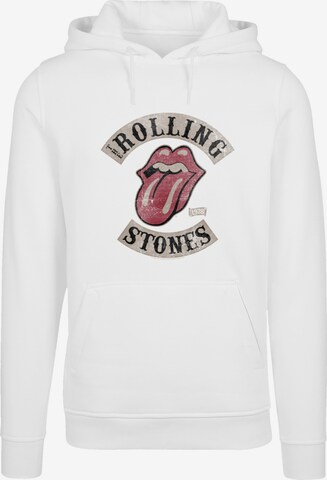 F4NT4STIC Sweatshirt 'The Rolling Stones TourHoodie Rock Musik Band' in White: front