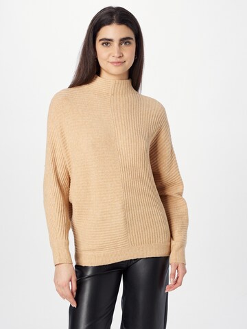 TOM TAILOR DENIM Sweater in Beige: front