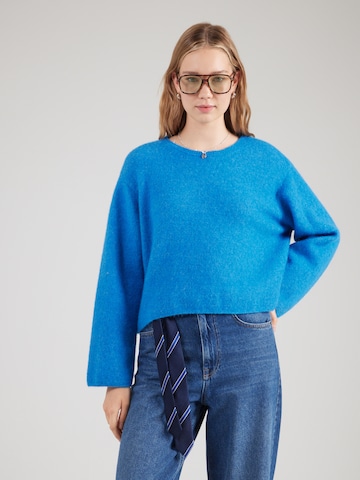 AMERICAN VINTAGE Trui 'VITOW' in Blauw: voorkant