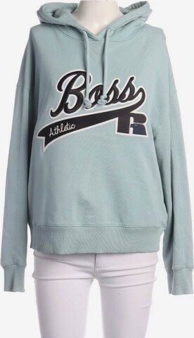 BOSS Sweatshirt & Zip-Up Hoodie in M in Blue: front