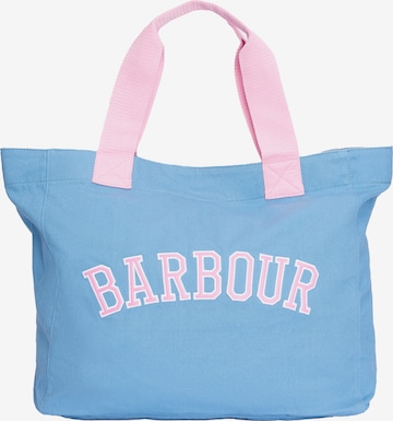 Barbour - Shopper em azul: frente