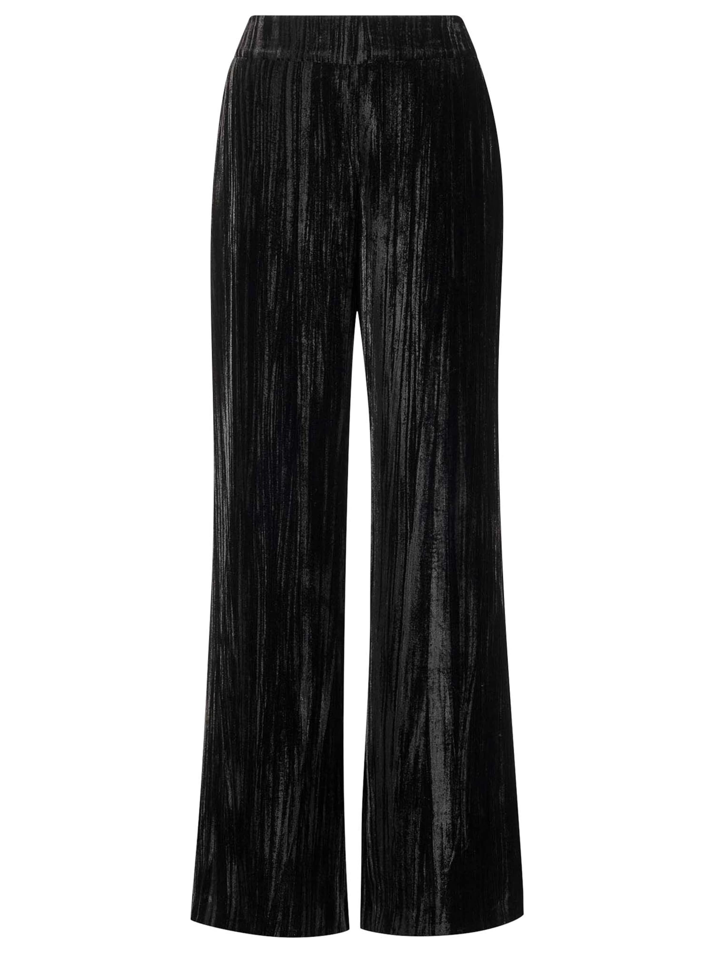 Wide Leg Pantalon MADELEINE en noir : devant