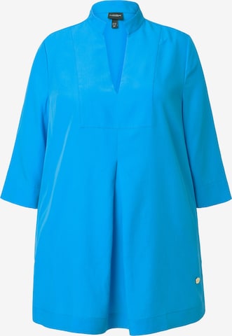 Ulla Popken Tuniek in Blauw: voorkant