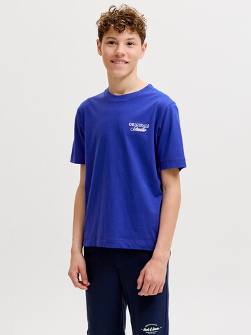 Jack & Jones Junior Shirt 'JORNORREBRO' in Blauw: voorkant