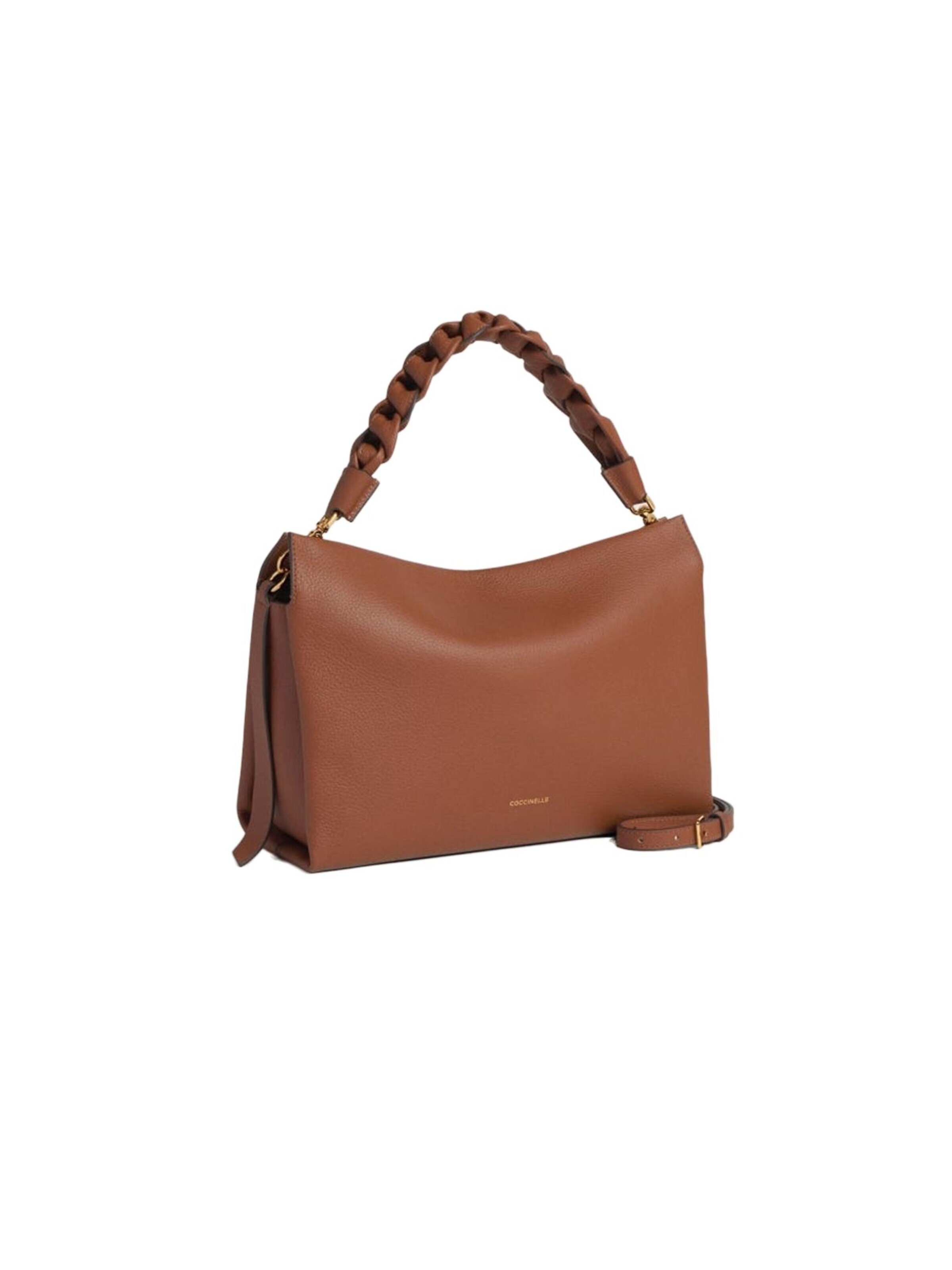 Borsa a mano 'Boheme Grana Double Shoulder Bag' di Coccinelle in marrone