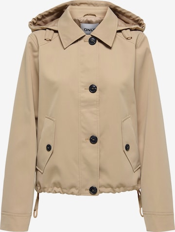 Parka mi-saison ONLY en beige : devant